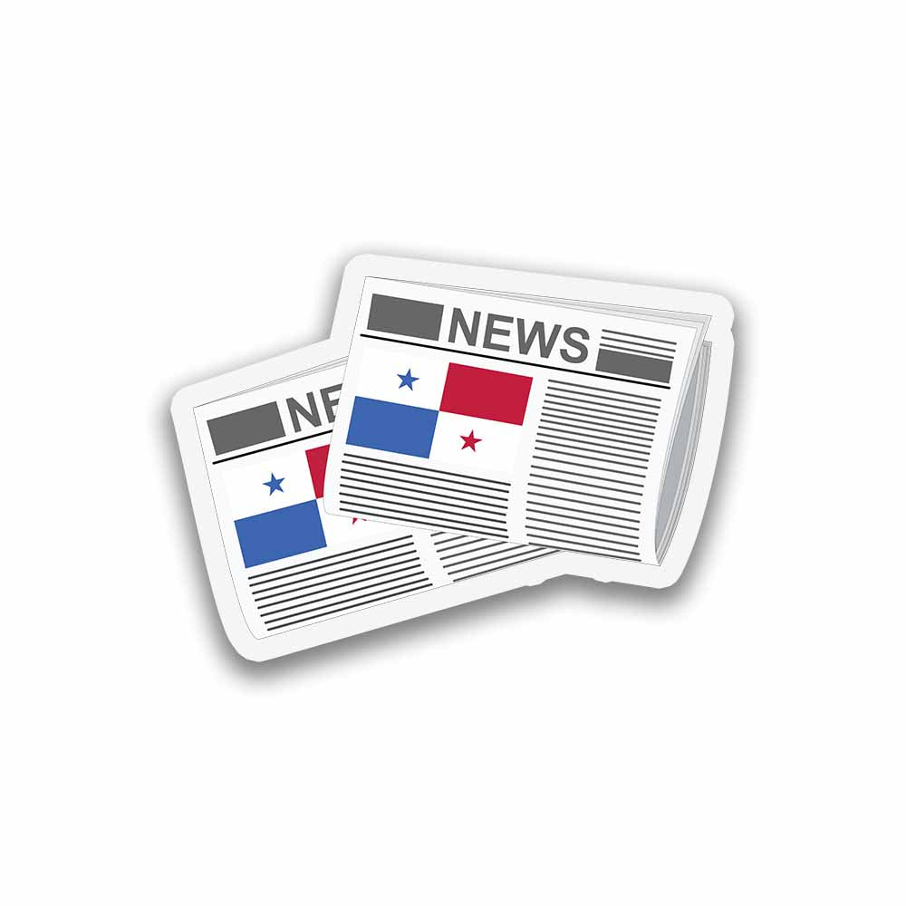 Panama Newspapers Sticker