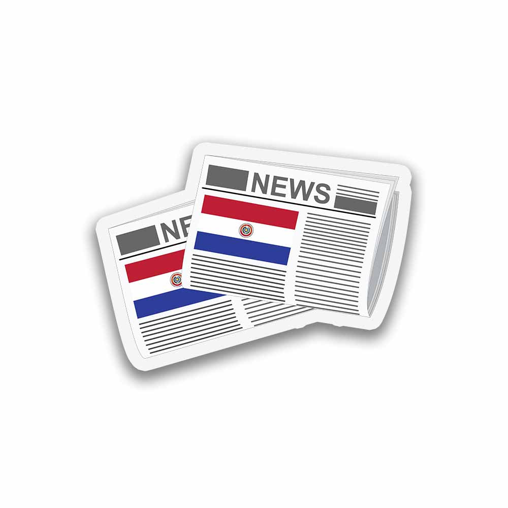 Paraguay Newspapers Fridge Magnet