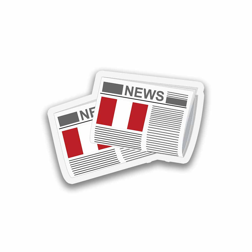 Peru Newspapers Magnet