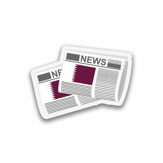 Qatar Newspapers Fridge Magnet