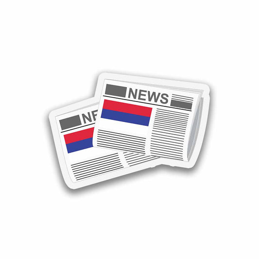 Republika Srpska Newspapers Fridge Magnet