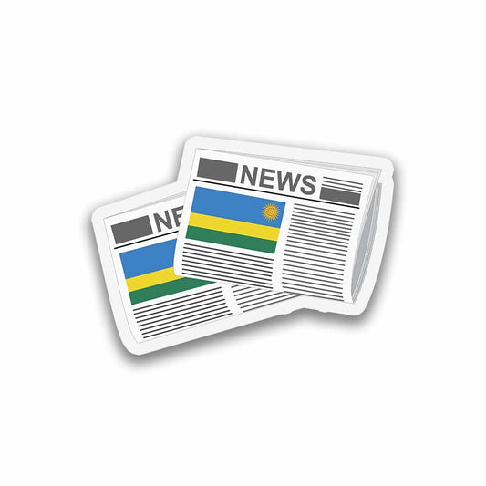 Rwanda Newspapers Fridge Magnet