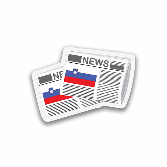 Slovenia Newspapers Fridge Magnet