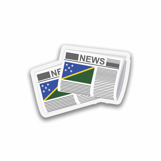 Solomon Islands Newspapers Sticker