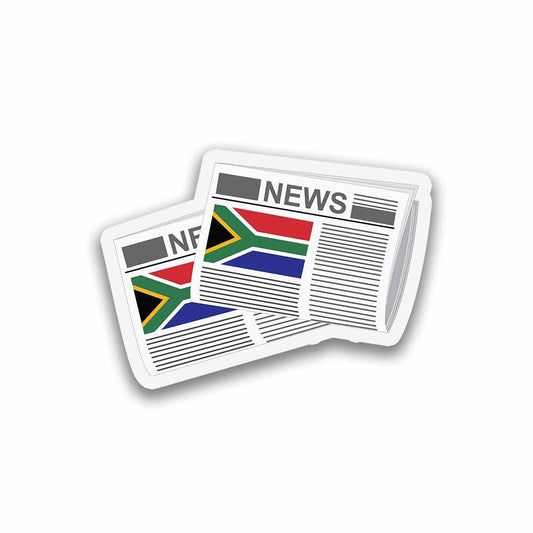 South Africa Newspapers Fridge Magnet