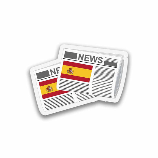 Spain Newspapers Fridge Magnet