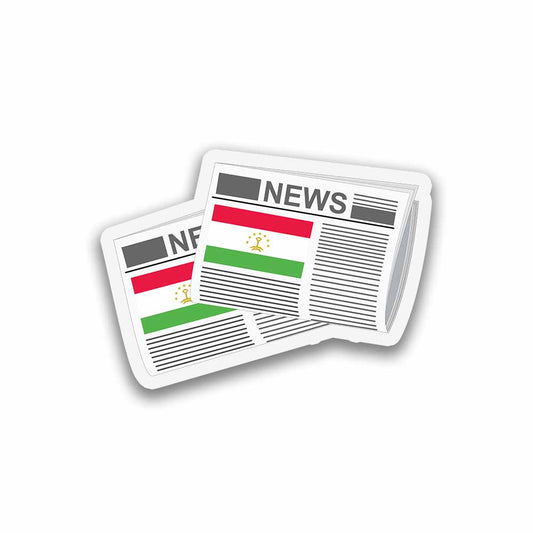 Tajikistan Newspapers Fridge Magnet
