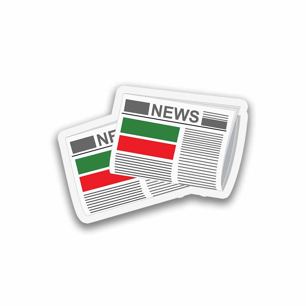 Tatarstan Newspapers Sticker