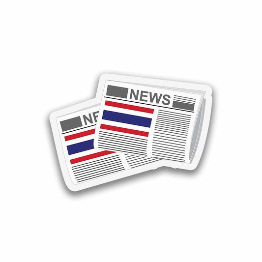Thailand Newspapers Fridge Magnet