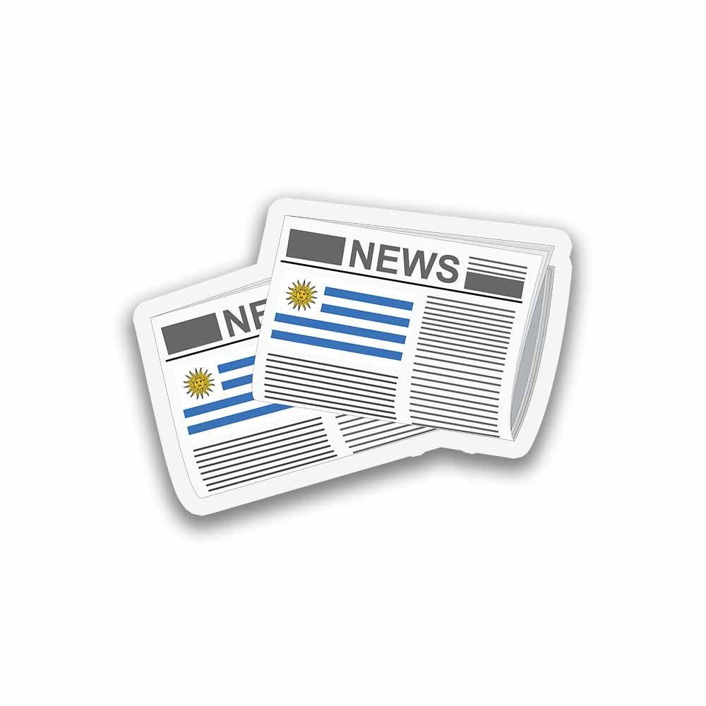 Uruguay Newspapers Magnet