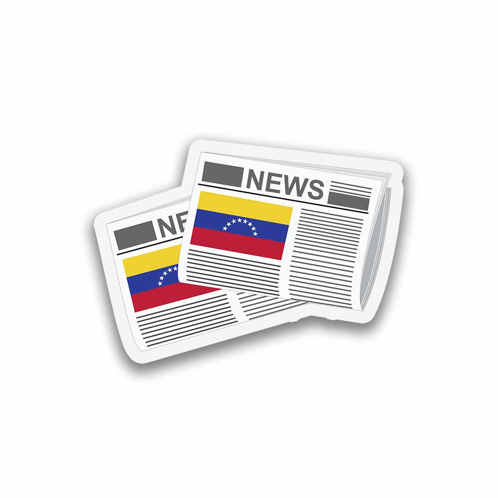 Venezuela Newspapers Fridge Magnet