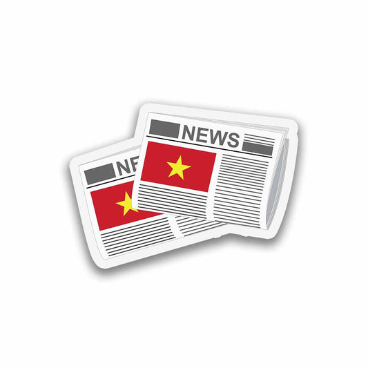 Vietnam Newspapers Fridge Magnet