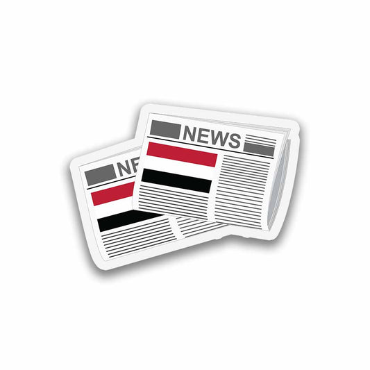 Yemen Newspapers Fridge Magnet