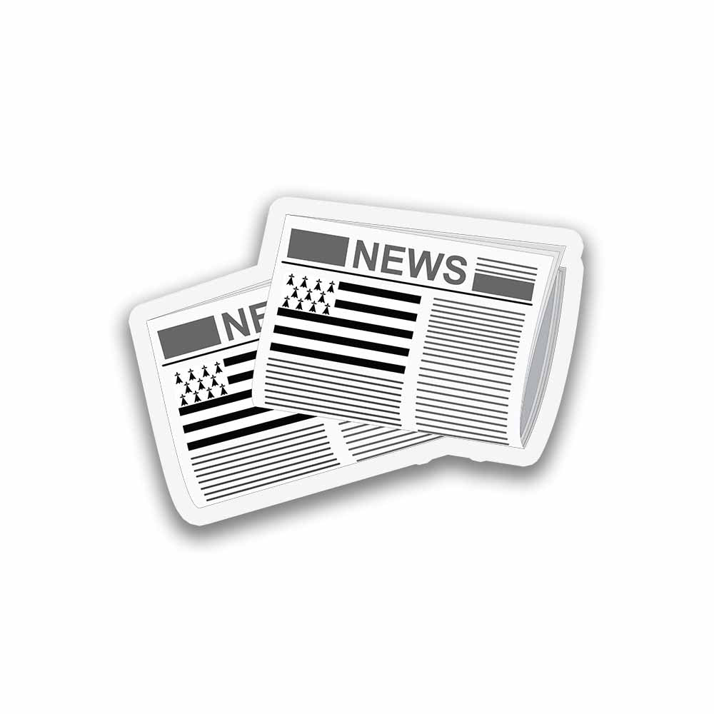 Brittany Newspapers Fridge Magnet