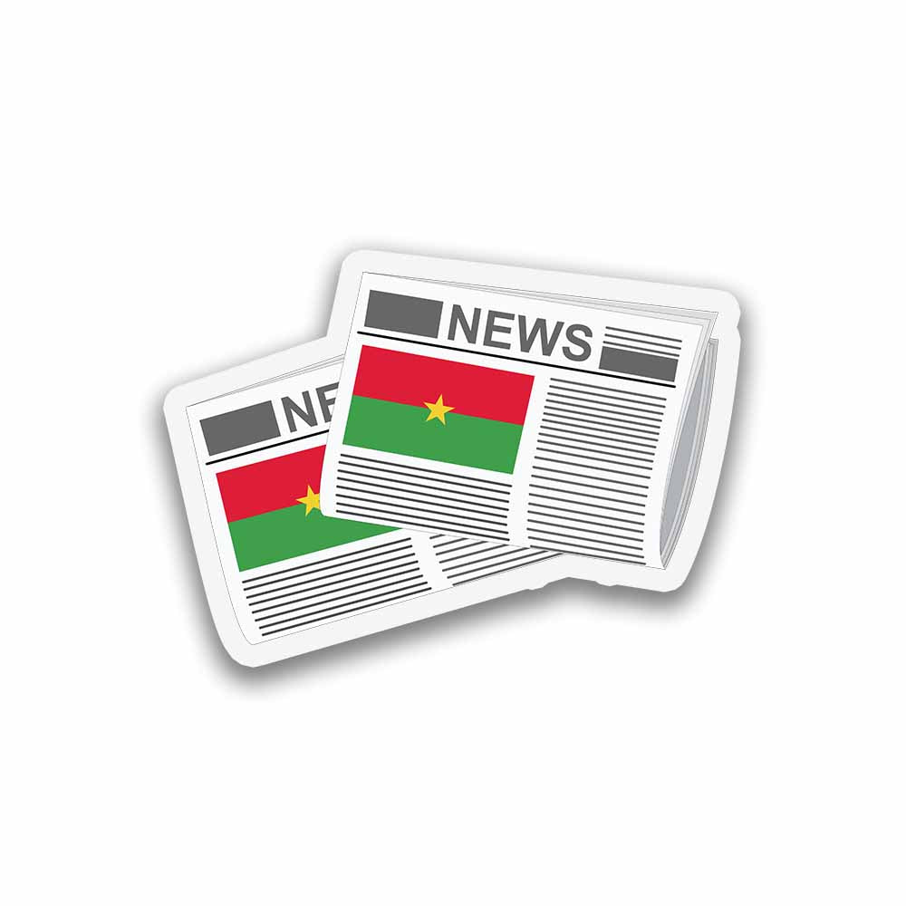 Burkina Faso Newspapers Magnet