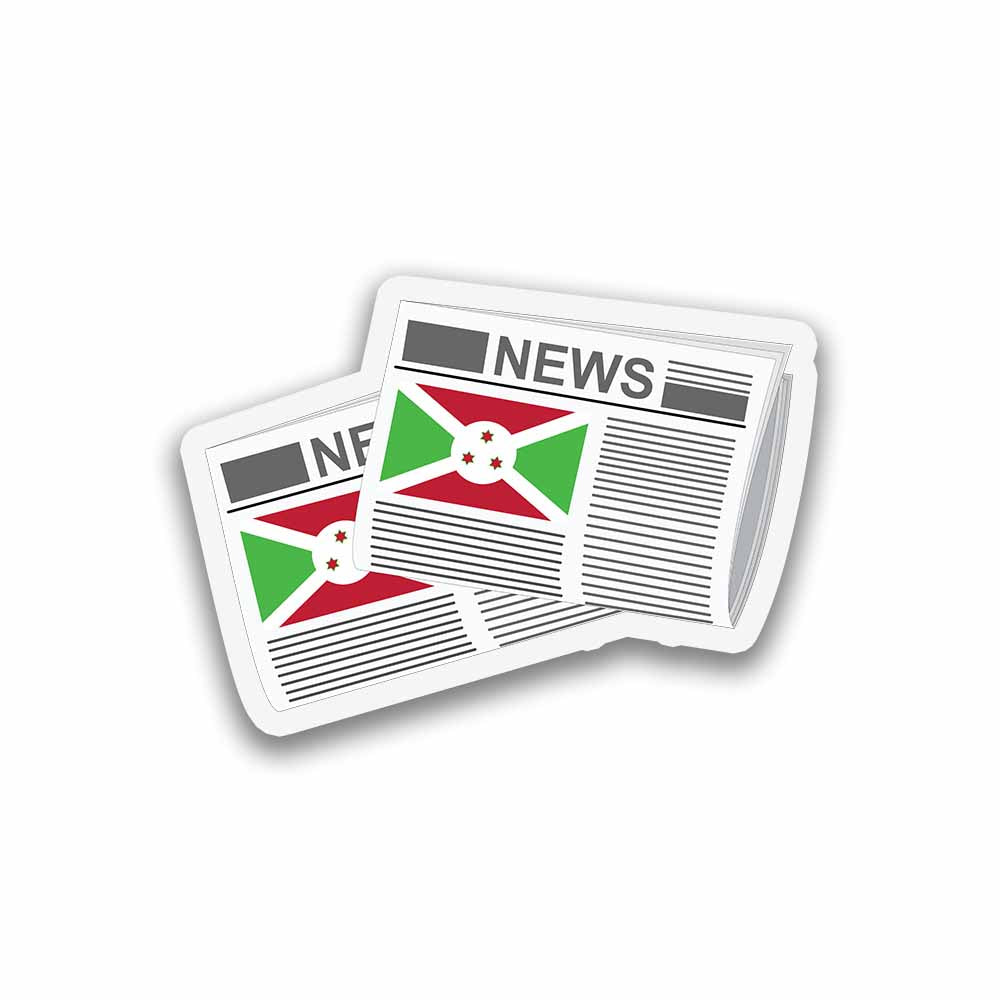 Burundi Newspapers Fridge Magnet