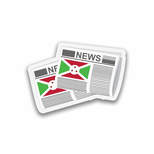 Burundi Newspapers Fridge Magnet