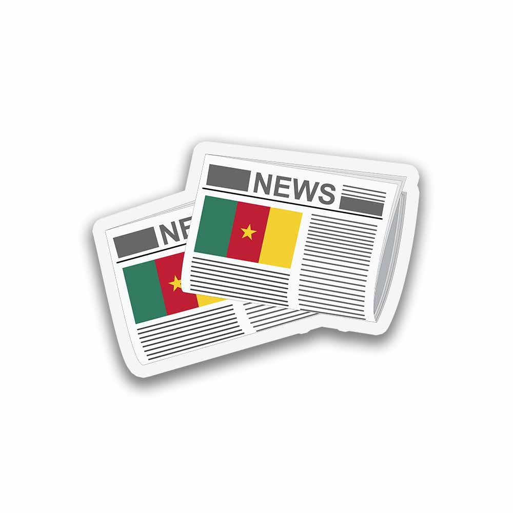 Cameroon Newspapers Fridge Magnet