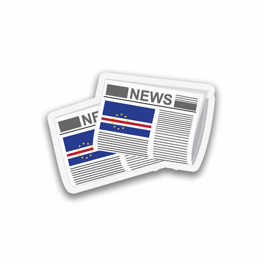 Cape Verde Newspapers Magnet