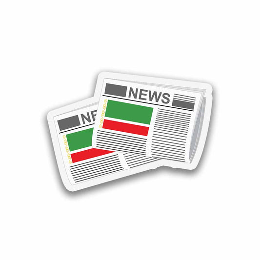 Chechen Republic Newspapers Magnet