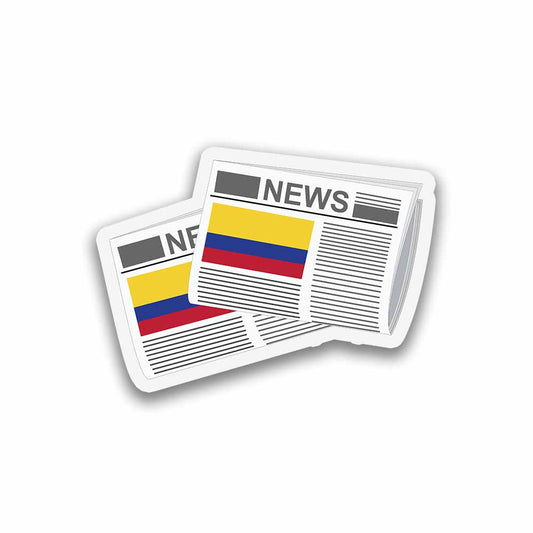Colombia Newspapers Fridge Magnet