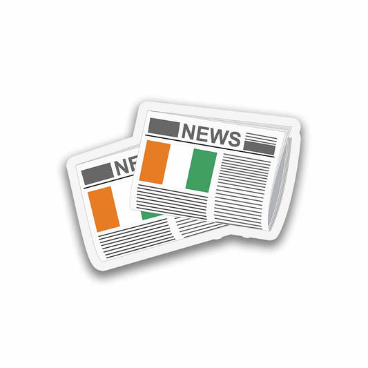 Cote dlvoire Newspapers Fridge Magnet