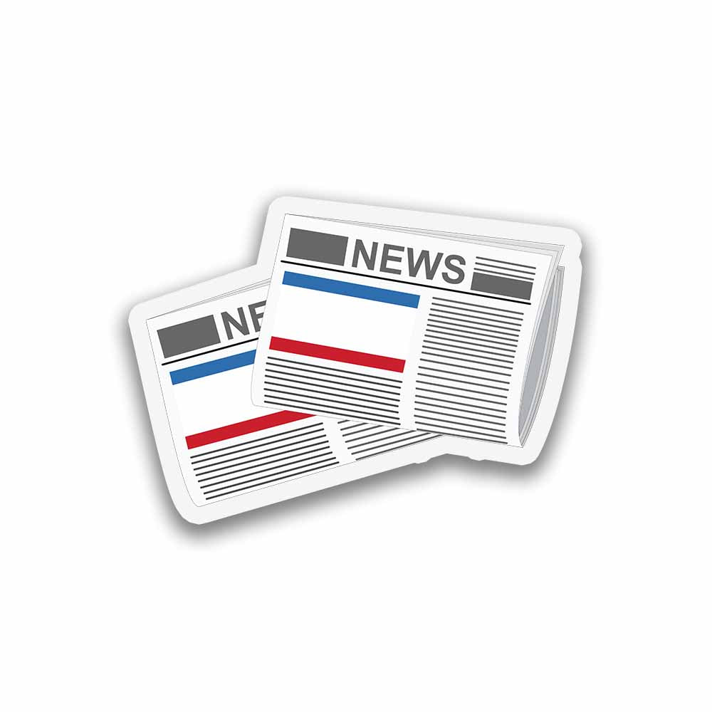 Crimea Newspapers Fridge Magnet