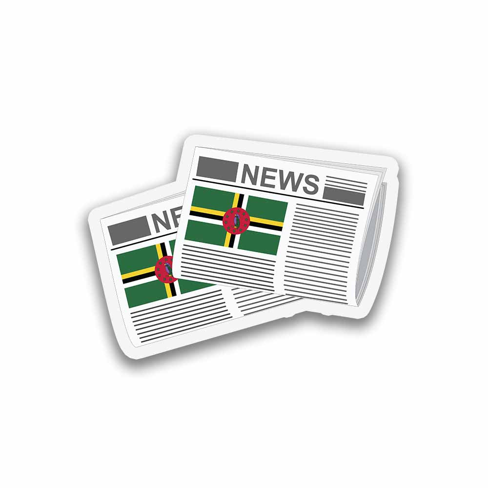 Dominica Newspapers Fridge Magnet