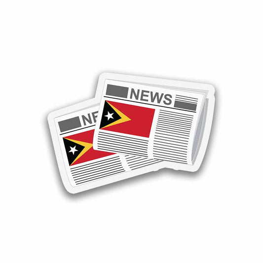 East Timor Newspapers Fridge Magnet