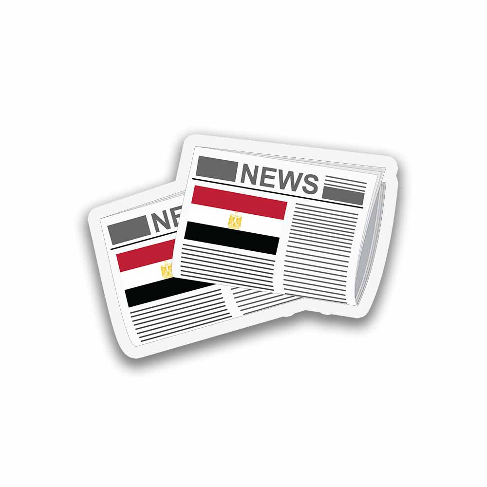 Egypt Newspapers Fridge Magnet
