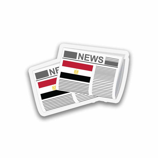 Egypt Newspapers Fridge Magnet