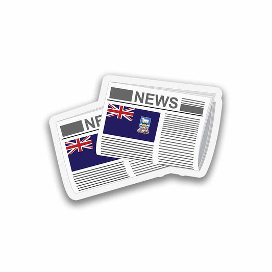 Falkland Islands Newspapers Magnet