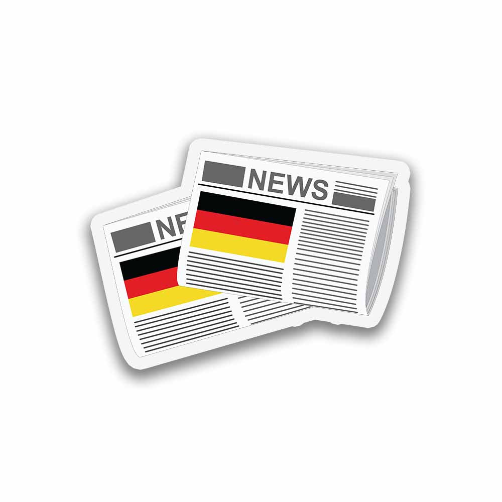 Germany Newspapers Fridge Magnet
