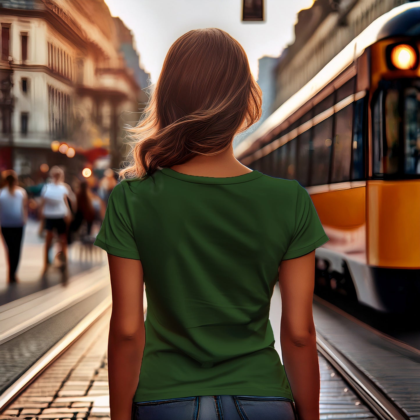 1805 Year Women T-Shirt (Olive Green)