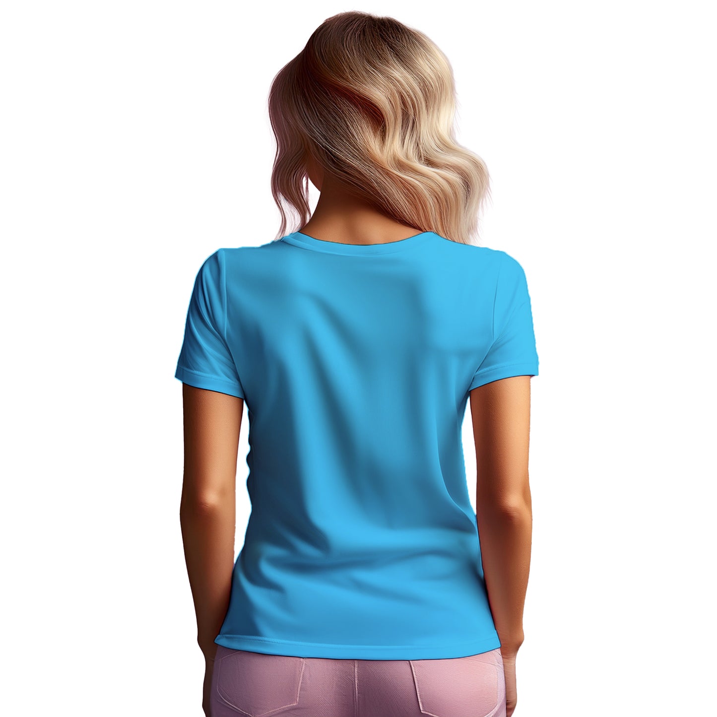 Number 98  Women T-Shirt (Sky Blue) | Stylish Numeric Graphic Tee
