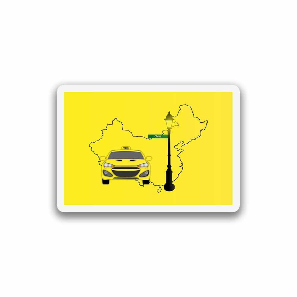 China Taxi Magnet