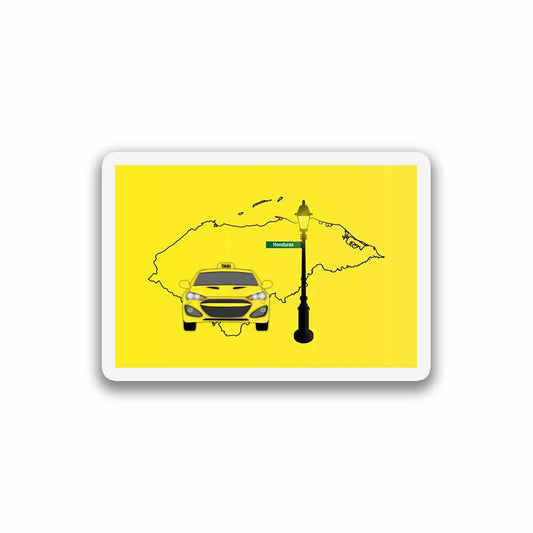 Honduras Taxi Magnet