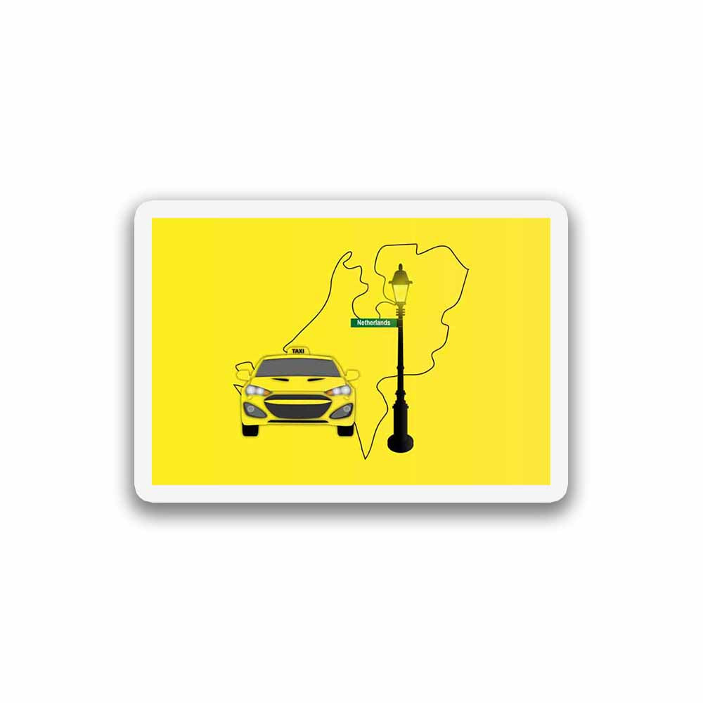 Netherlands Taxi Sticker