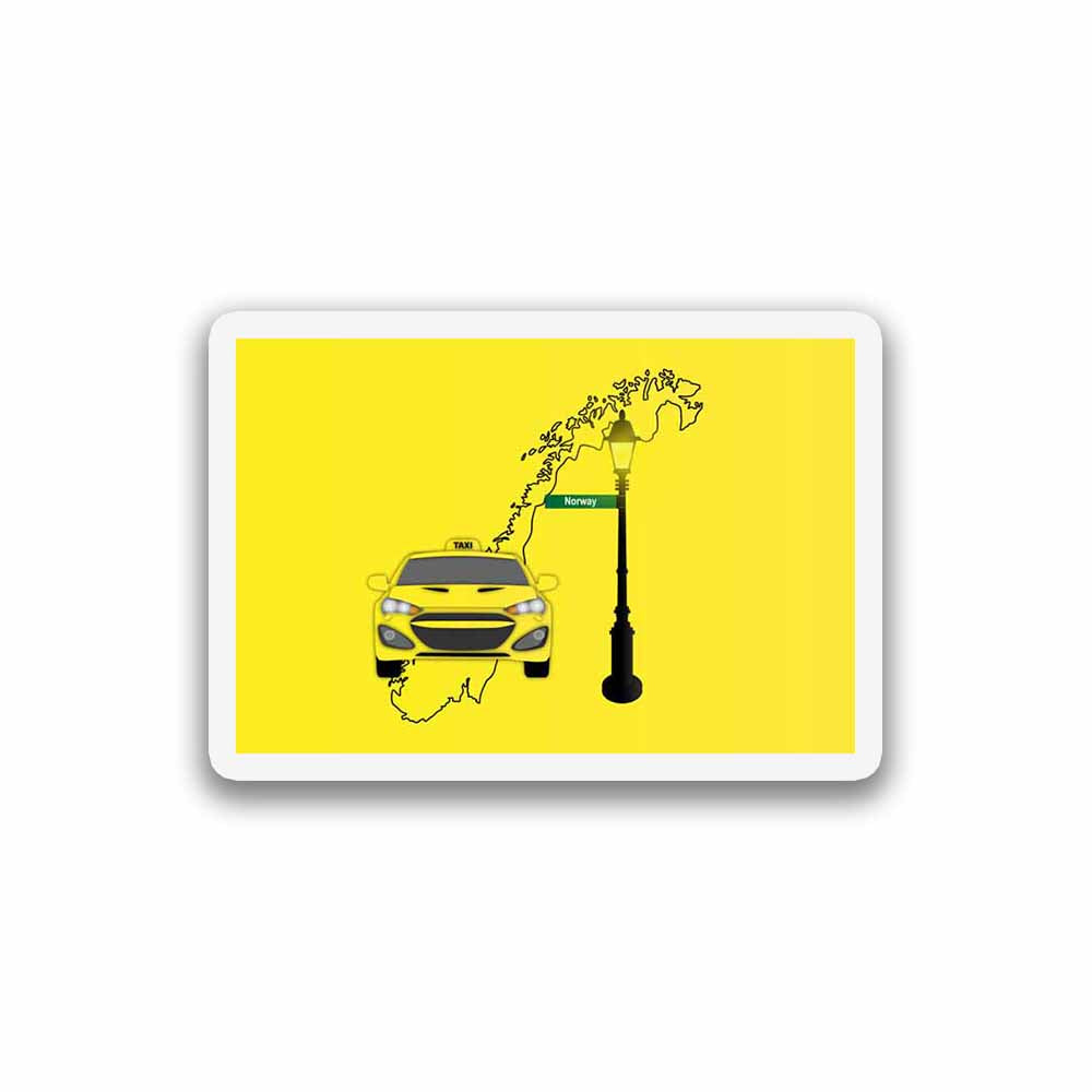 Norway Taxi Sticker