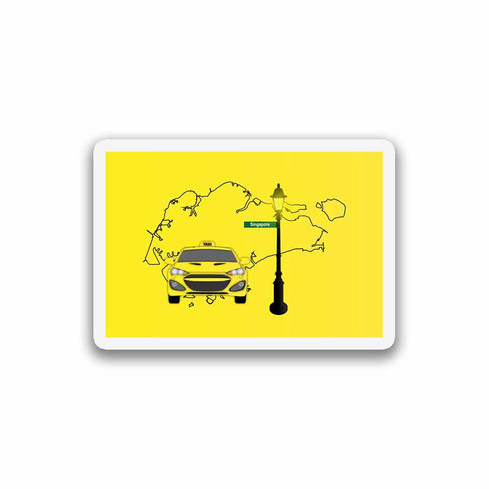 Singapore Taxi Sticker