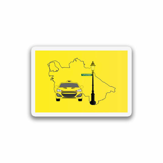 Turkmenistan Taxi Magnet