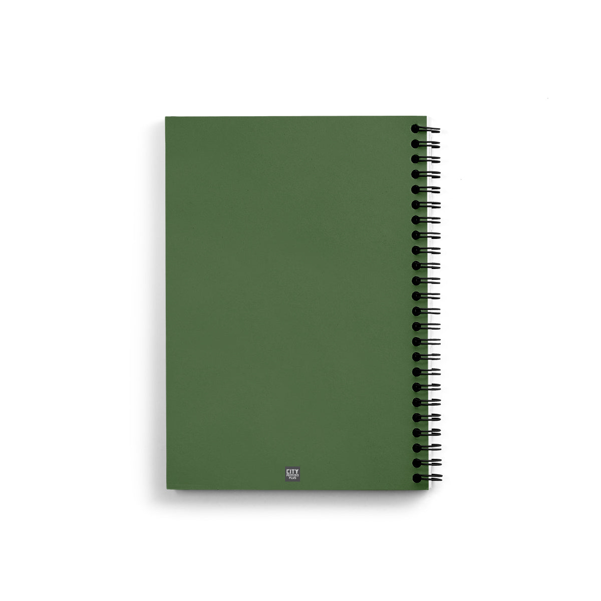 00 Number Notebook (Olive Green)