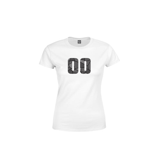 00 Number Women's T-Shirt (White)