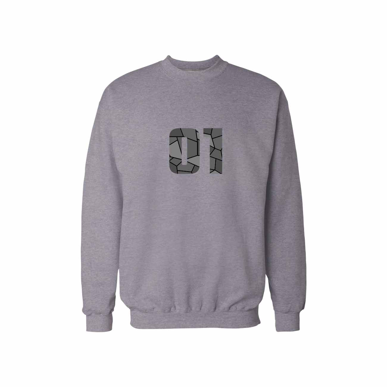 01 Number Unisex  Sweatshirt