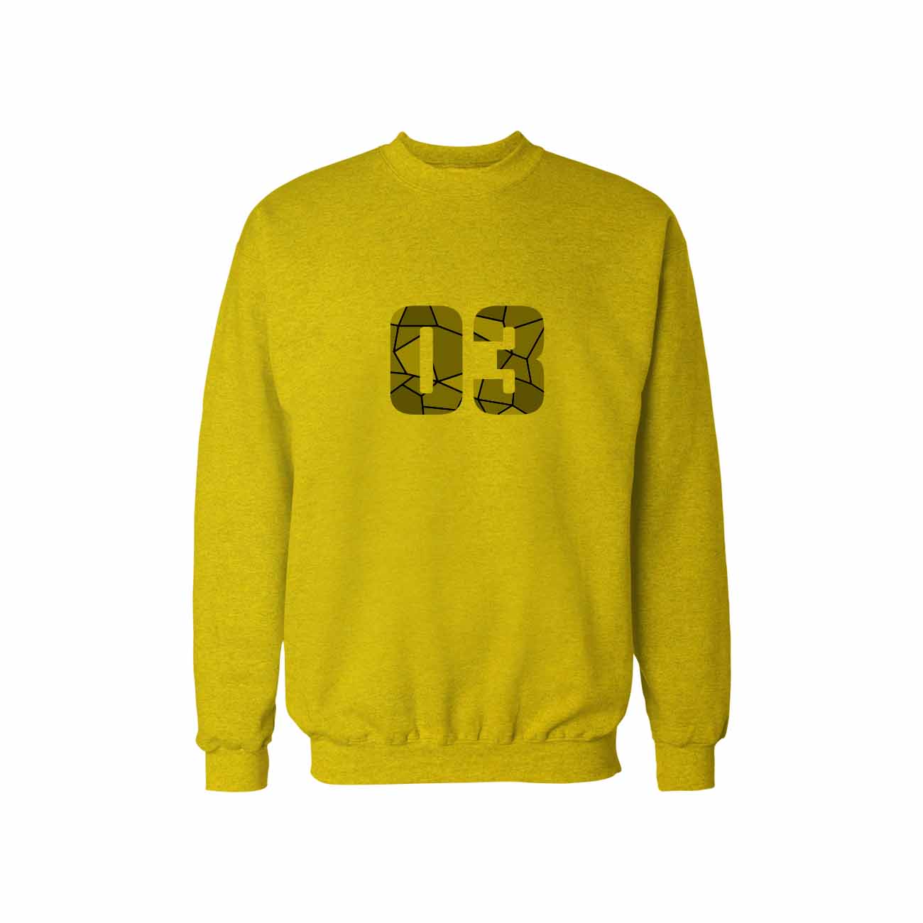 03 Number Unisex  Sweatshirt
