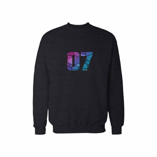 07 Number Unisex  Sweatshirt