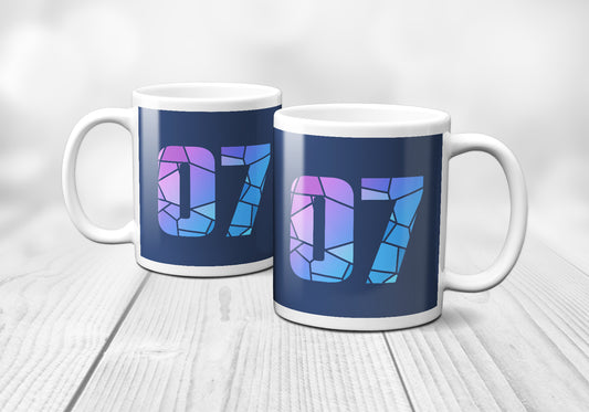 07 Number Mug (Navy Blue)