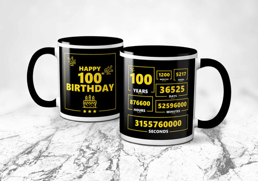 100th Years Birthday Mug