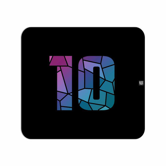 10 Number Mouse pad (Black)