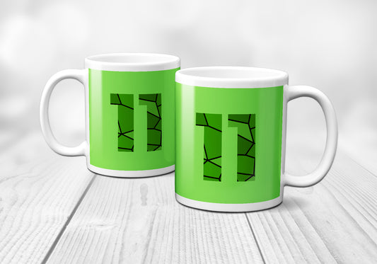 11 Number Mug (Liril Green)